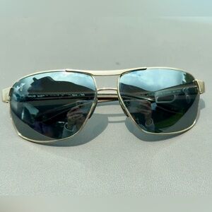 Maui Jim Gold and Black Sunglasses